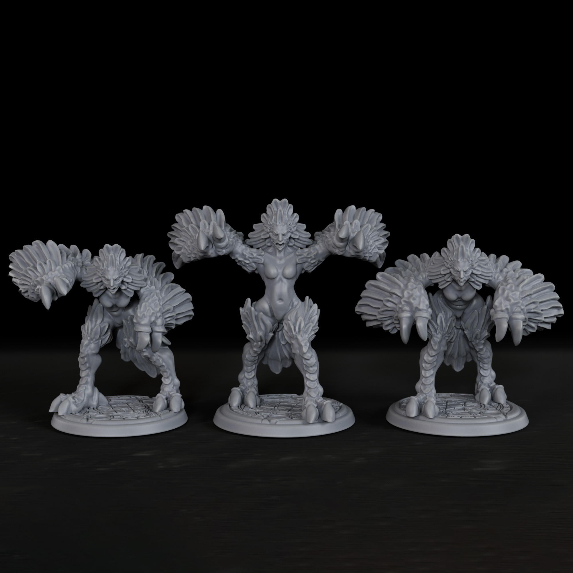Gaming Handheld Accessories - RPG Harpies Miniature - Christmas Gift,