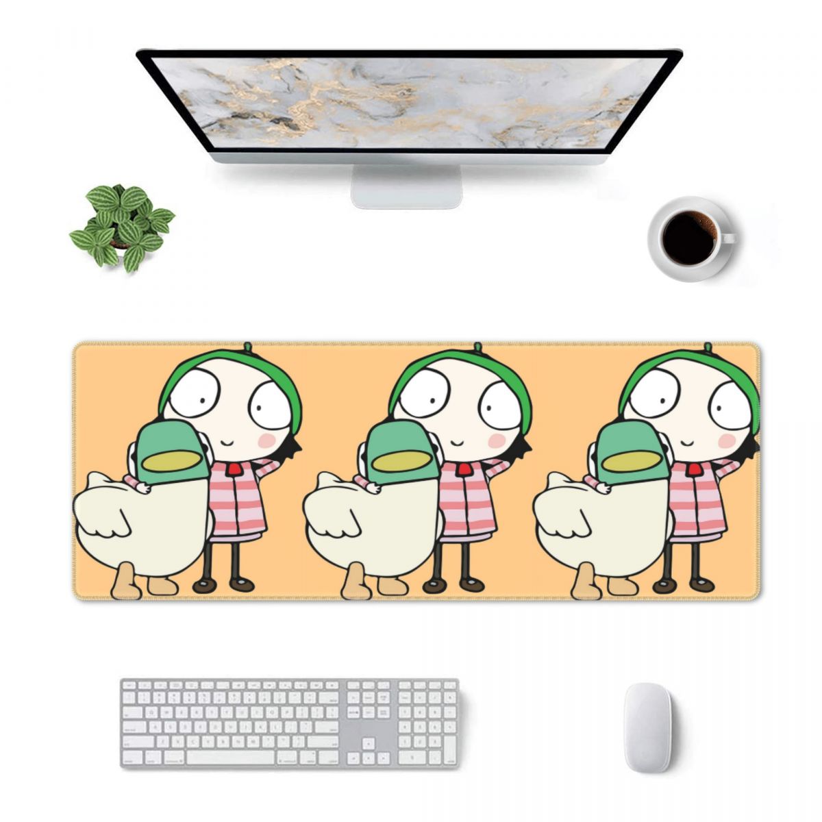 Gaming Accessories To Have - Large Mouse Pad Sarah And Duck