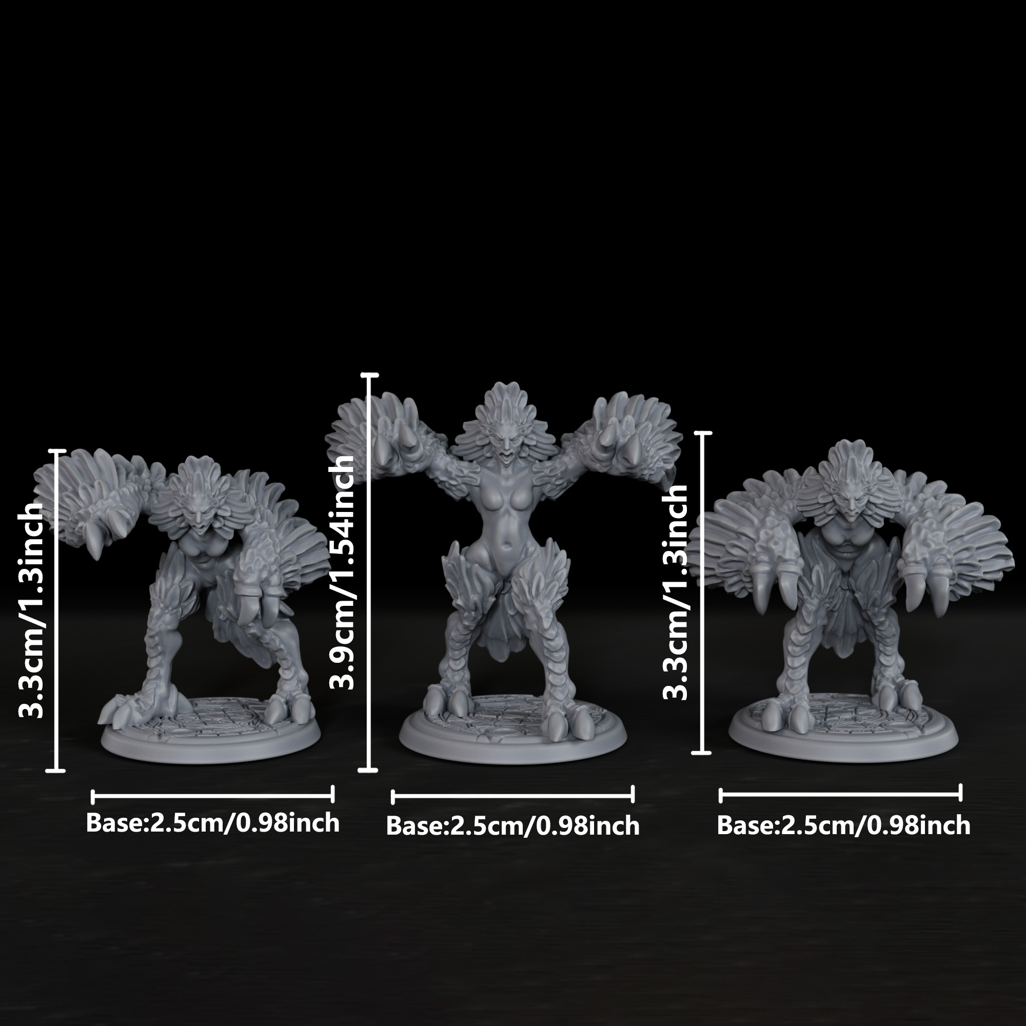 RPG Harpies Miniature - Christ - Gaming Handheld Accessories review and price