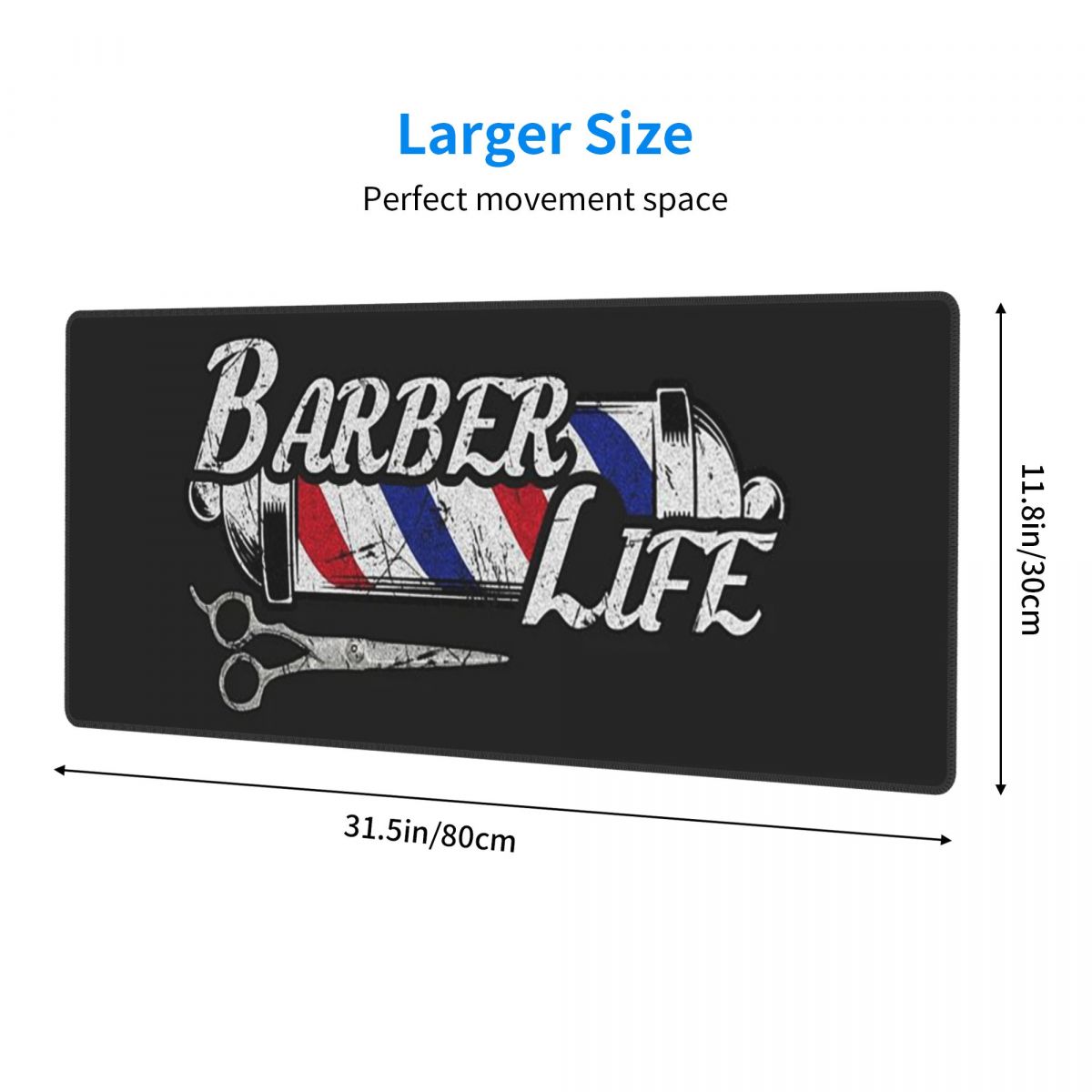 Large Mouse Pad Barber Shop Si - Gaming Accessories Shop review and price