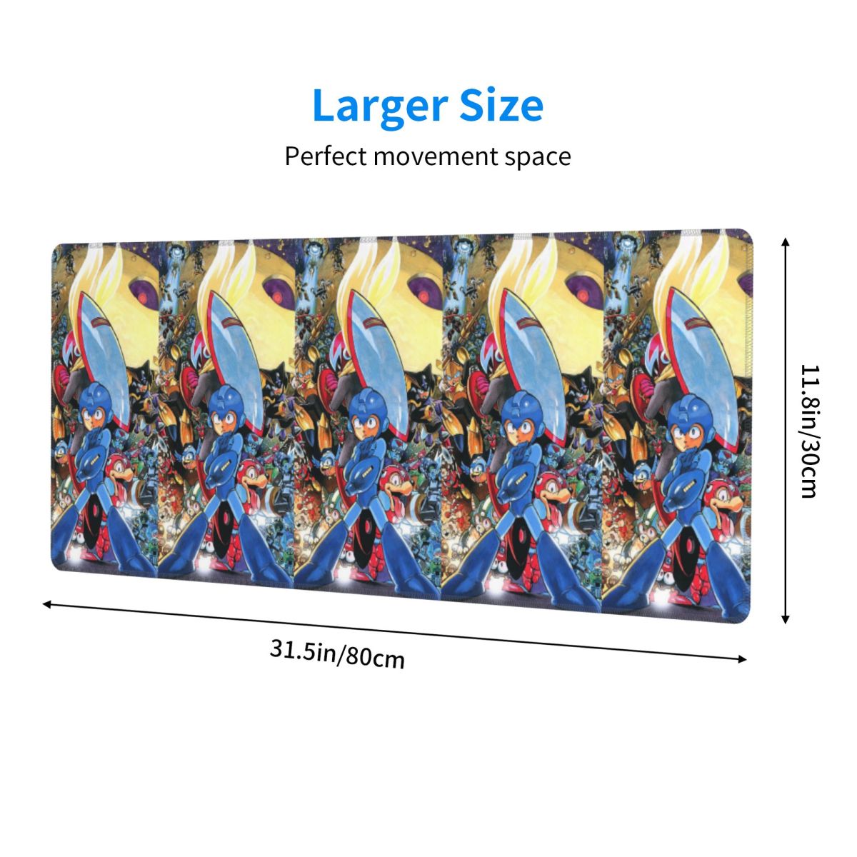 Large Mouse Pad Megaman Video  - Gaming Accessories Men review and price
