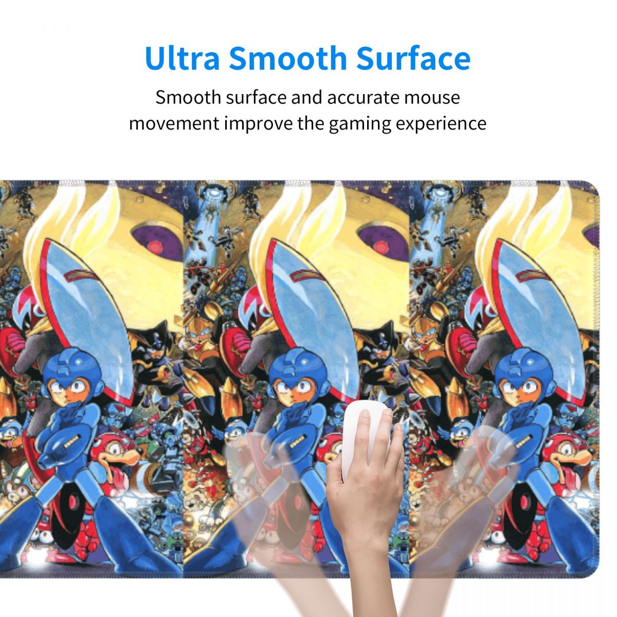 Large Mouse Pad Megaman Video  - Gaming Accessories Men review and price