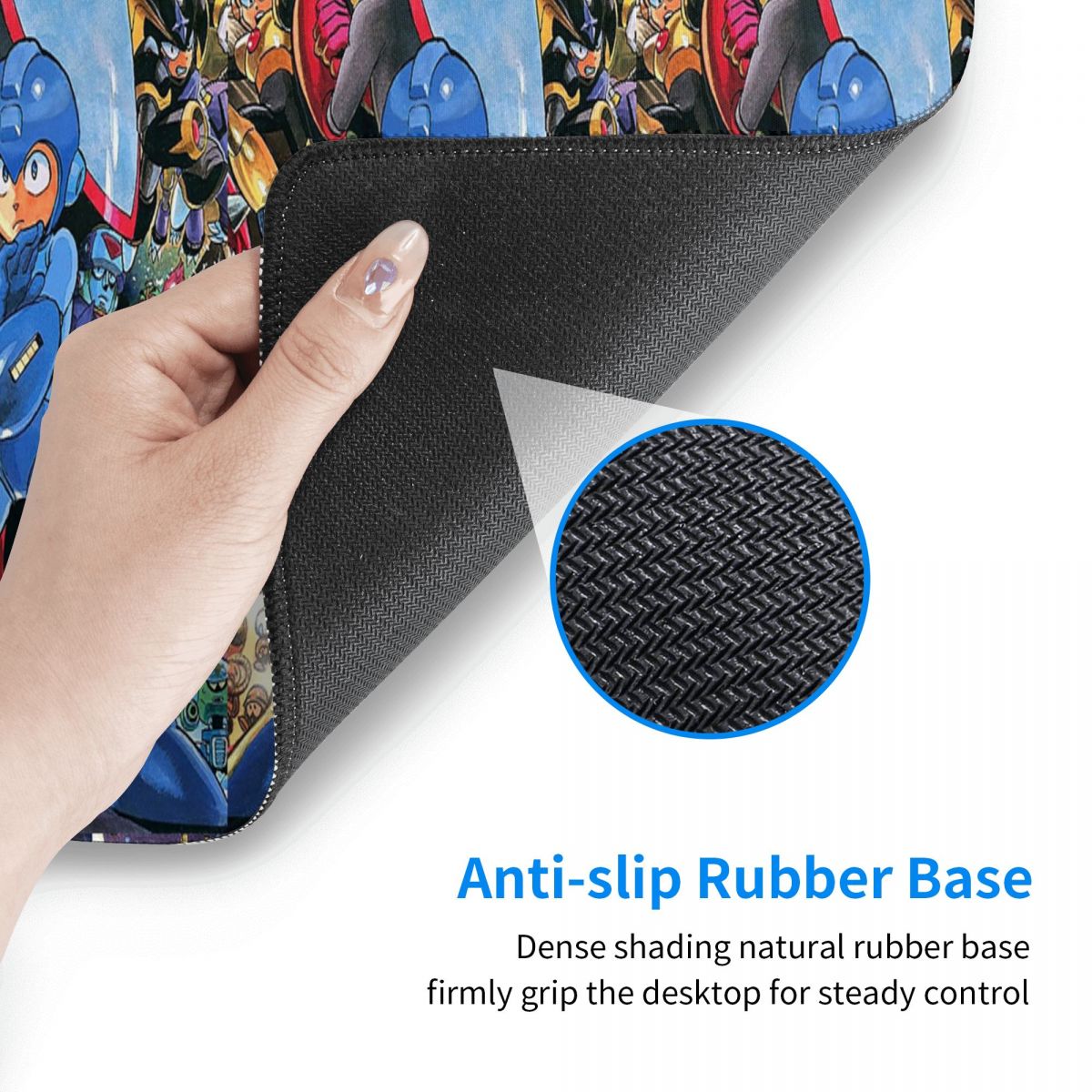 Large Mouse Pad Megaman Video  - Gaming Accessories Men review and price