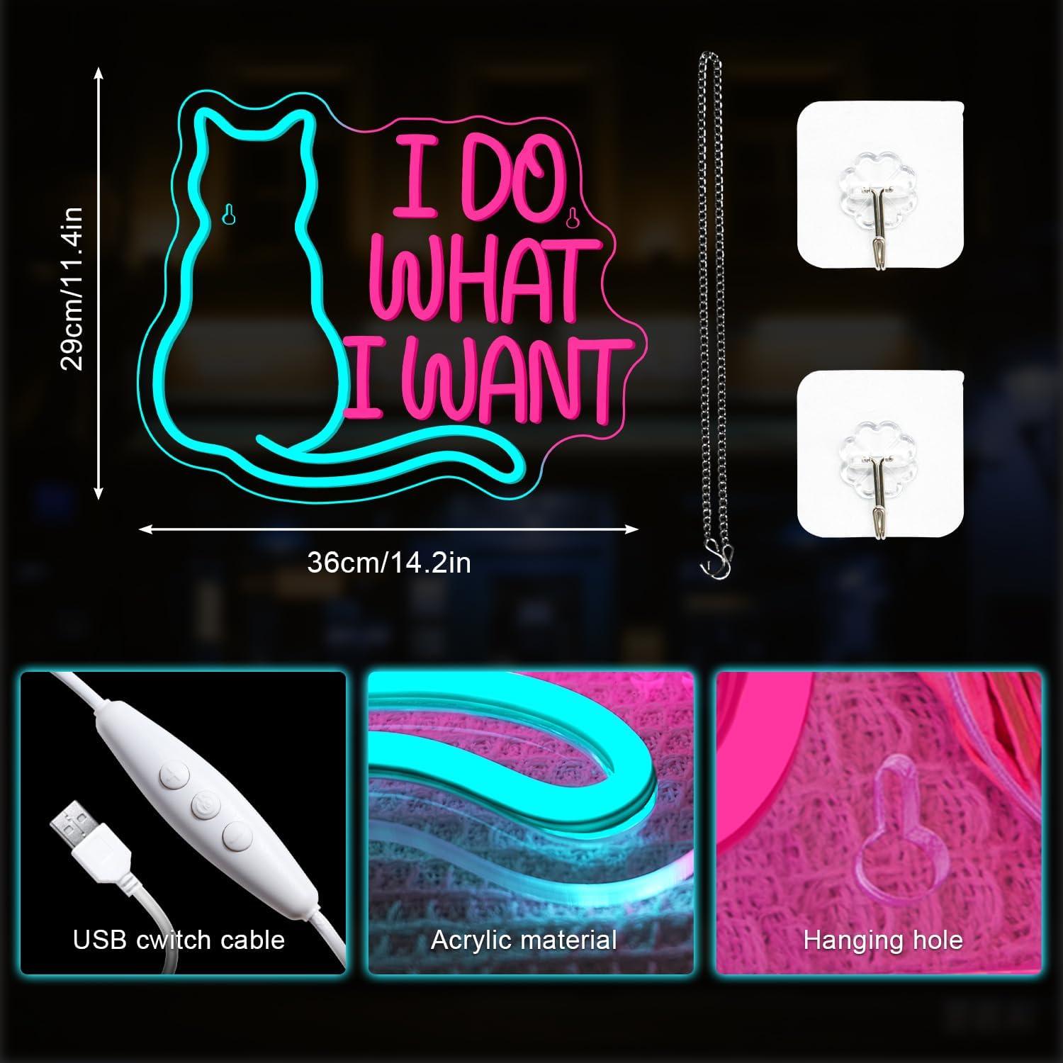 Cat Neon Sign USB Dimmable LED - Gaming Accessories Shop review and price