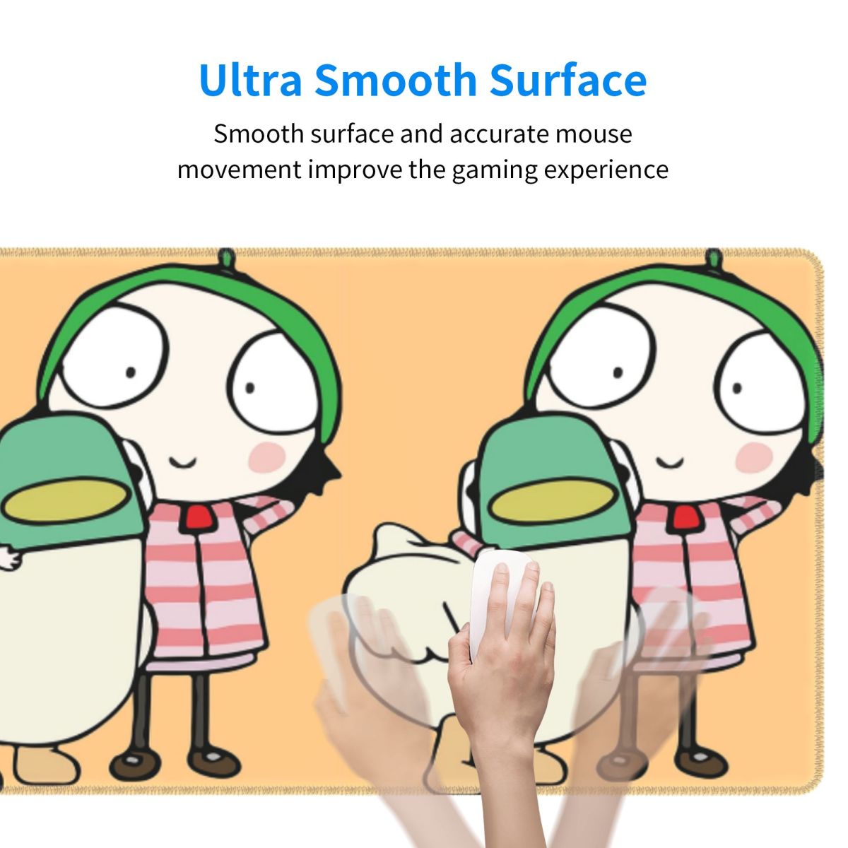 Large Mouse Pad Sarah And Duck - Gaming Accessories To Have review and price