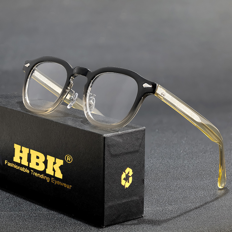 HBK Retro Oval Glasses Frames  - Gaming Accessories Men review and price