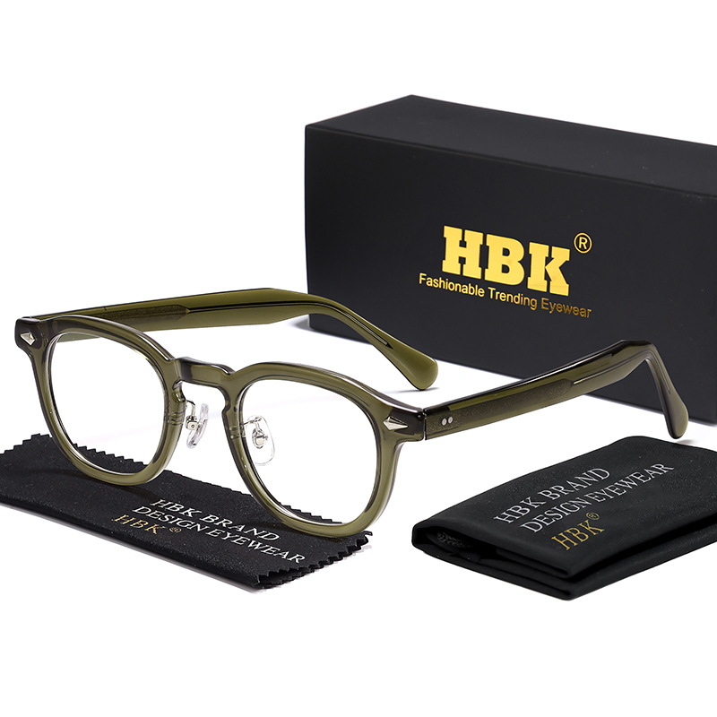 HBK Retro Oval Glasses Frames  - Gaming Accessories Men review and price
