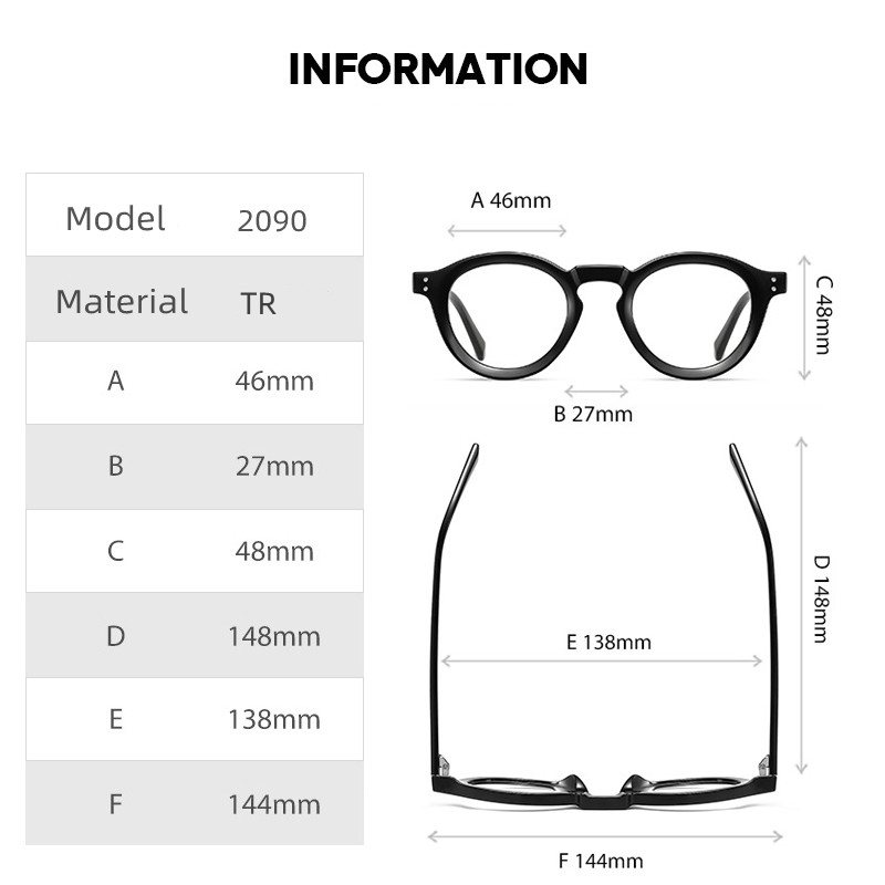 New Retro Round Glasses Frame  - Gaming Accessories Men review and price